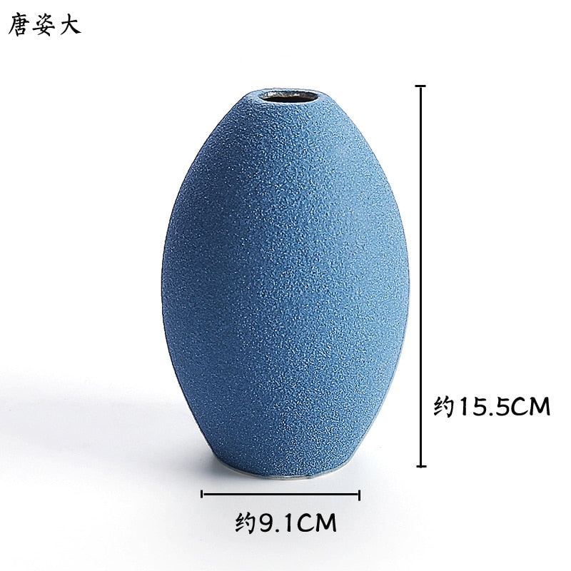 Jingdezhen Ceramic Vase Flower Vases For Flowers Homes Ware Modern Ins Simple Creative Hipster Vase Home Decoration Accessories acacuss
