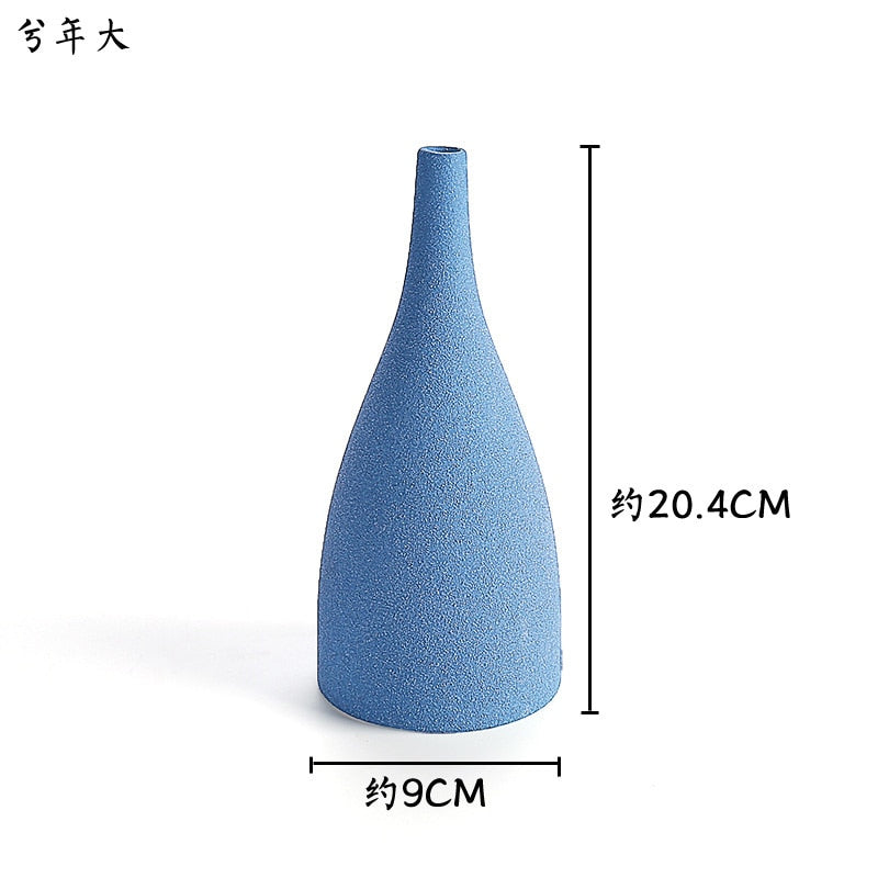 Jingdezhen Ceramic Vase Flower Vases For Flowers Homes Ware Modern Ins Simple Creative Hipster Vase Home Decoration Accessories acacuss