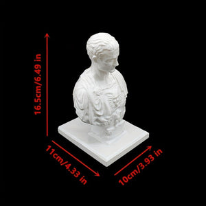 Julius Caesar statue Office Desk Pen Holder Office Desk Organizer Office Decor pen Rack Gift Stationery teacher gift acacuss