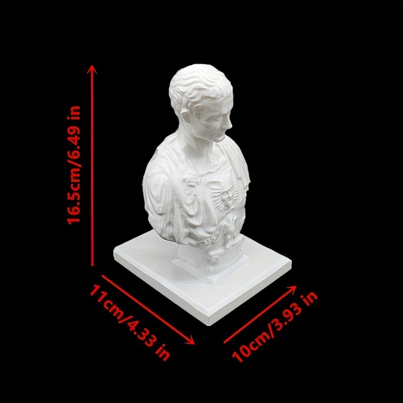 Julius Caesar statue Office Desk Pen Holder Office Desk Organizer Office Decor pen Rack Gift Stationery teacher gift acacuss