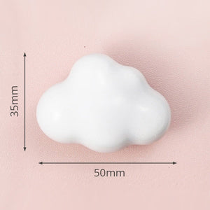 KAK Ceramic Cartoon Furniture Knobs Kids Room Drawer Closet Handles for Cabinets Colorful Cloud Star Kitchen Handle Hardware acacuss