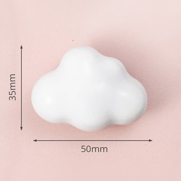 KAK Ceramic Cartoon Furniture Knobs Kids Room Drawer Closet Handles for Cabinets Colorful Cloud Star Kitchen Handle Hardware acacuss
