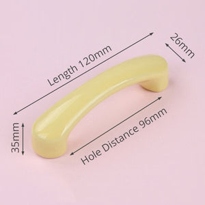 KAK Ceramic Cartoon Furniture Knobs Kids Room Drawer Closet Handles for Cabinets Colorful Cloud Star Kitchen Handle Hardware acacuss