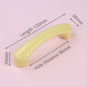 KAK Ceramic Cartoon Furniture Knobs Kids Room Drawer Closet Handles for Cabinets Colorful Cloud Star Kitchen Handle Hardware acacuss