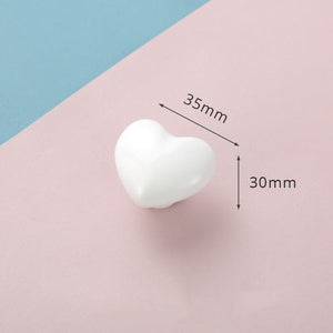 KAK Ceramic Cartoon Furniture Knobs Kids Room Drawer Closet Handles for Cabinets Colorful Cloud Star Kitchen Handle Hardware acacuss