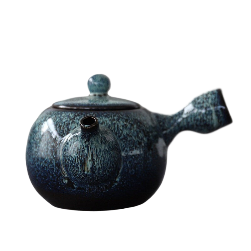 ACACUSS KYUSU Japanese Ceramic kiln stone grinding teapot 230 ml Thumb Chinese Tea Pot Kung Fu Tea Pot - ACACUSS