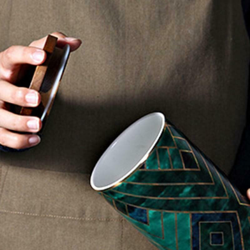 Keramik kaffeedose luftdicht kaffeebehälter | Teedosen aus Keramik, Retro-Steingut, luftdicht - acacuss