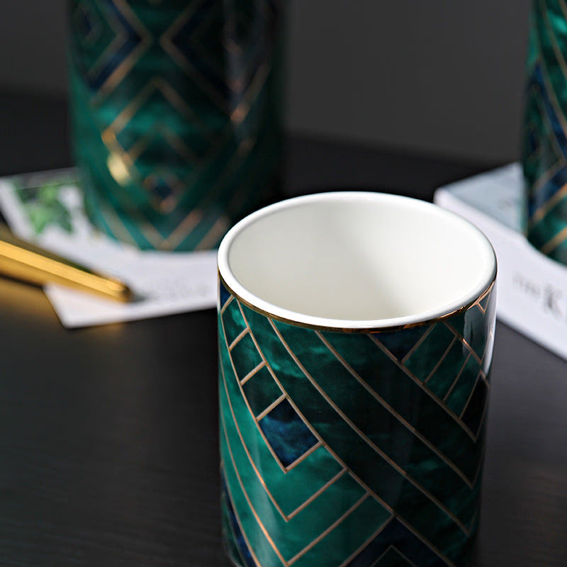 Keramik kaffeedose luftdicht kaffeebehälter | Teedosen aus Keramik, Retro-Steingut, luftdicht - acacuss