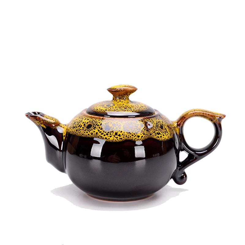Kiln change glaze Chinese Traditional Tea pot, Elegant Design Tea Sets Service , China Red teapot Creative Gifts acacuss