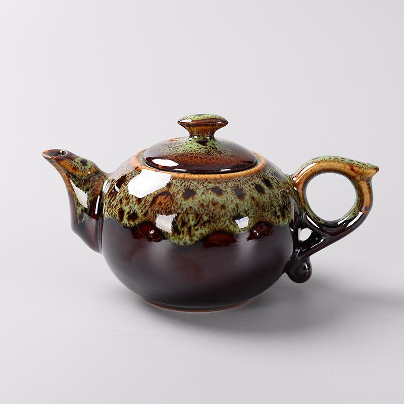 Kiln change glaze Chinese Traditional Tea pot, Elegant Design Tea Sets Service , China Red teapot Creative Gifts acacuss