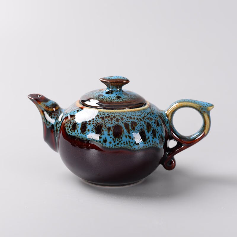 Kiln change glaze Chinese Traditional Tea pot, Elegant Design Tea Sets Service , China Red teapot Creative Gifts acacuss