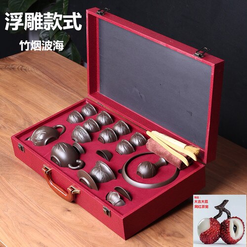 Kung Fu Chinese Cup Tea Set Accessories Service Bubble Gaiwan Kettle Tea Set Infuser Maker Jogo De Xicaras Kitchen Sets YX50TS acacuss