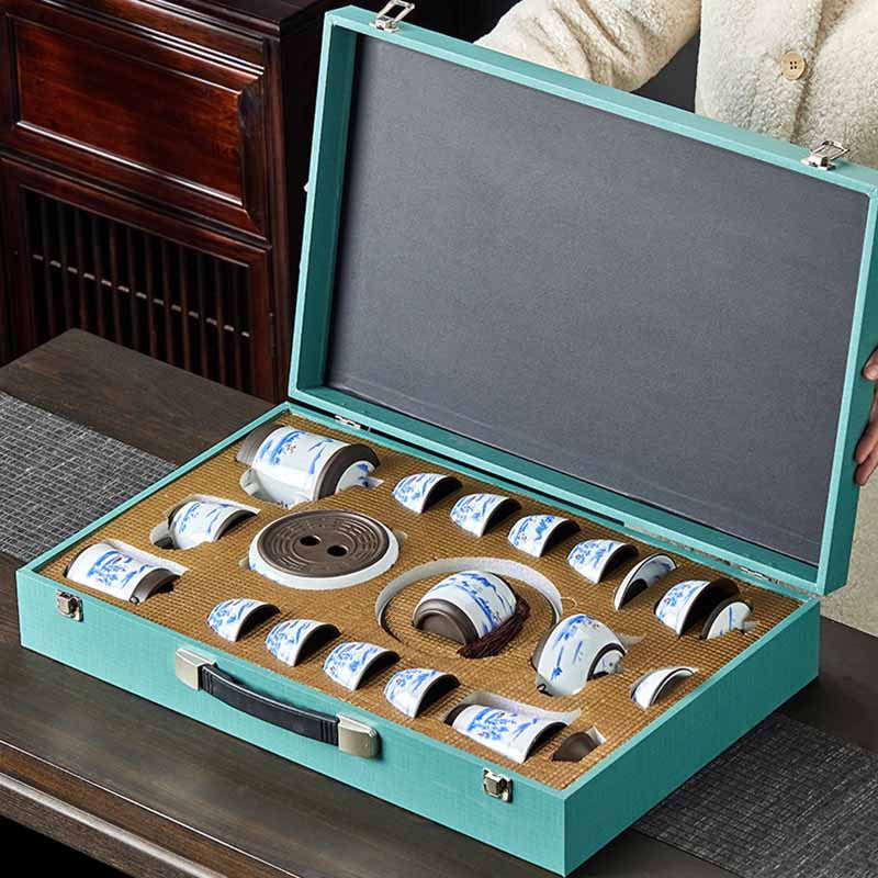 Kung Fu Chinese Cup Tea Set Accessories Service Bubble Gaiwan Kettle Tea Set Infuser Maker Jogo De Xicaras Kitchen Sets YX50TS acacuss