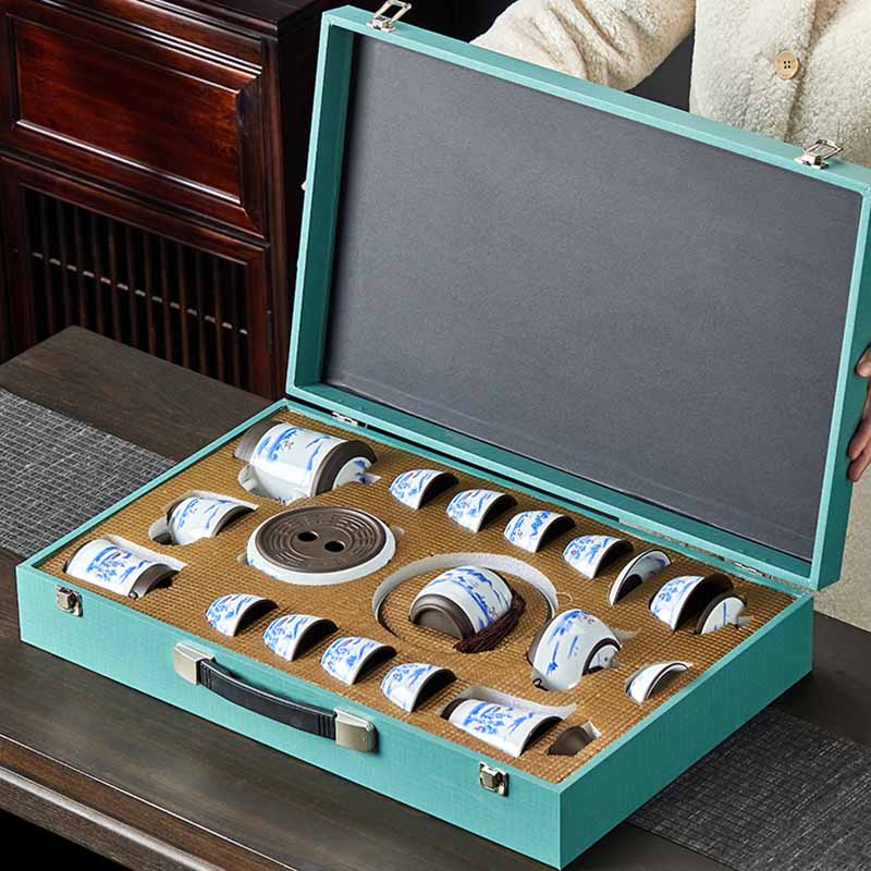 Kung Fu Chinese Cup Tea Set Accessories Service Bubble Gaiwan Kettle Tea Set Infuser Maker Jogo De Xicaras Kitchen Sets YX50TS acacuss