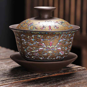 Kung Fu Chinese Cup Tea Set Accessories Service Bubble Gaiwan Kettle Tea Set Infuser Maker Jogo De Xicaras Kitchen Sets YX50TS acacuss