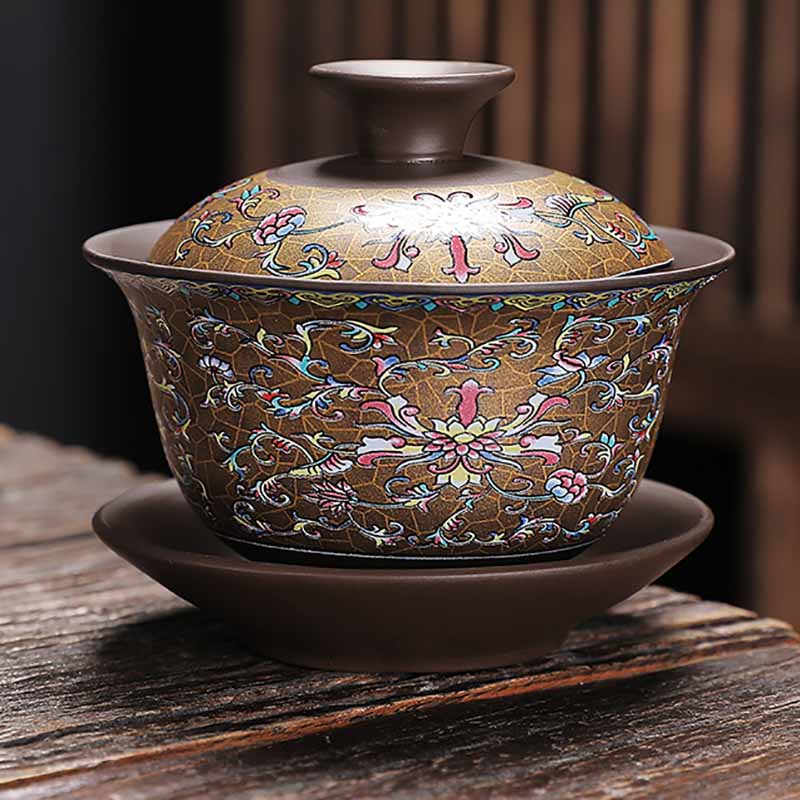 Kung Fu Chinese Cup Tea Set Accessories Service Bubble Gaiwan Kettle Tea Set Infuser Maker Jogo De Xicaras Kitchen Sets YX50TS acacuss