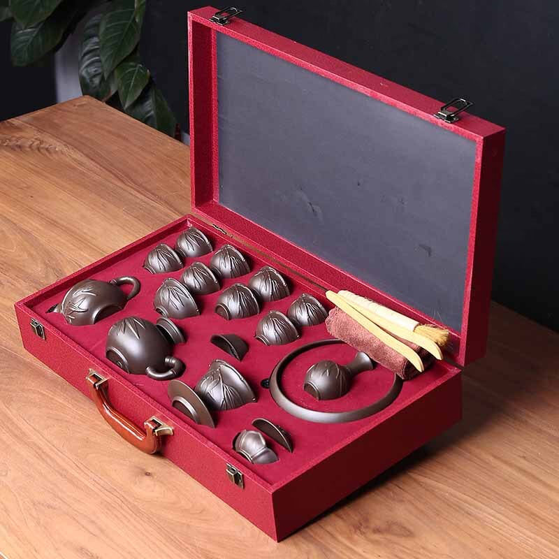Kung Fu Chinese Cup Tea Set Accessories Service Bubble Gaiwan Kettle Tea Set Infuser Maker Jogo De Xicaras Kitchen Sets YX50TS acacuss