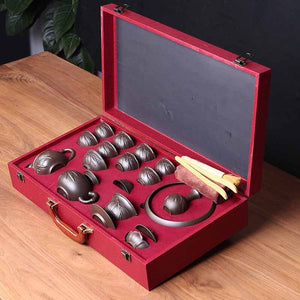 Kung Fu Chinese Cup Tea Set Accessories Service Bubble Gaiwan Kettle Tea Set Infuser Maker Jogo De Xicaras Kitchen Sets YX50TS acacuss