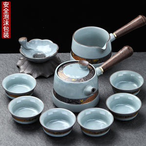 Kung Fu Chinese Tea Set Pot Mugs Kettle Infuser Maker Travel Ceremony Service Tea Set Accessories Chaleira Teapot Set acacuss