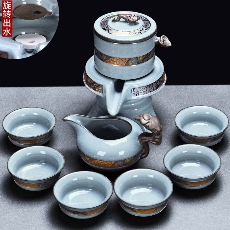 Kung Fu Chinese Tea Set Pot Mugs Kettle Infuser Maker Travel Ceremony Service Tea Set Accessories Chaleira Teapot Set acacuss