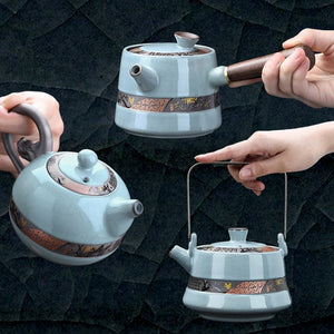 Kung Fu Chinese Tea Set Pot Mugs Kettle Infuser Maker Travel Ceremony Service Tea Set Accessories Chaleira Teapot Set acacuss