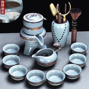 Kung Fu Chinese Tea Set Pot Mugs Kettle Infuser Maker Travel Ceremony Service Tea Set Accessories Chaleira Teapot Set acacuss