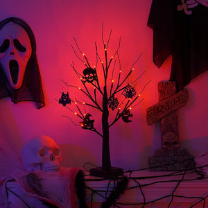 LED Birch Lights Halloween Decorations Holiday Party Supplies Table Christmas Tree Lights Home Decor Scene Setting acacuss