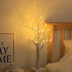 LED Birch Lights Halloween Decorations Holiday Party Supplies Table Christmas Tree Lights Home Decor Scene Setting acacuss
