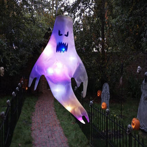 LED Light Halloween Hanging Ghost Kids Favors Halloween Party Outdoor Indoor Home Decoration Spooky Lamp Bar Horror Props 2023 acacuss