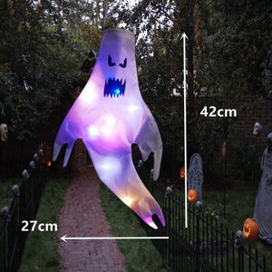LED Light Halloween Hanging Ghost Kids Favors Halloween Party Outdoor Indoor Home Decoration Spooky Lamp Bar Horror Props 2023 acacuss