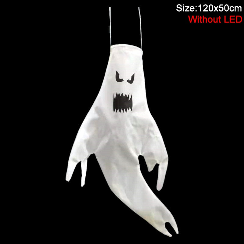 LED Light Halloween Hanging Ghost Kids Favors Halloween Party Outdoor Indoor Home Decoration Spooky Lamp Bar Horror Props 2023 acacuss