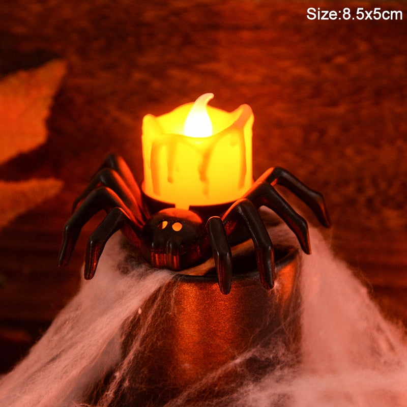 LED Light Halloween Hanging Ghost Kids Favors Halloween Party Outdoor Indoor Home Decoration Spooky Lamp Bar Horror Props 2023 acacuss