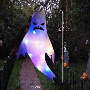 LED Light Halloween Hanging Ghost Kids Favors Halloween Party Outdoor Indoor Home Decoration Spooky Lamp Bar Horror Props 2023 acacuss