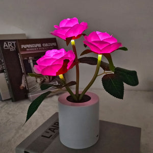 LED Sunflower Bouquet Night Light Simulation Flower Atmosphere Desk Light Romantic Bedside Flower Lamp Gift Cafe Home Room Decor acacuss