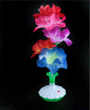 LED Sunflower Bouquet Night Light Simulation Flower Atmosphere Desk Light Romantic Bedside Flower Lamp Gift Cafe Home Room Decor acacuss