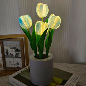 LED Sunflower Bouquet Night Light Simulation Flower Atmosphere Desk Light Romantic Bedside Flower Lamp Gift Cafe Home Room Decor acacuss