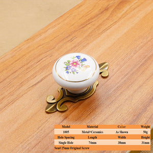 LSTABAN New Chinese Modern Simple Drawer Cupboard Wardrobe Wine Cabinet Bookcase Ceramic Single Hole Zinc Alloy Round Handle acacuss