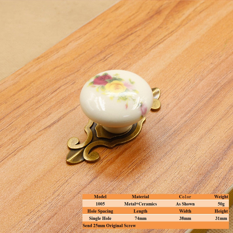 LSTABAN New Chinese Modern Simple Drawer Cupboard Wardrobe Wine Cabinet Bookcase Ceramic Single Hole Zinc Alloy Round Handle acacuss