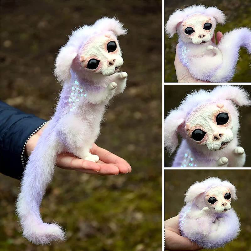 Labyrinth Plush Doll Maze Worm Red Hairy Big Mouth Monster Animal Plush Doll Toy Cute Funny Present Plush Doll Home Decoration acacuss