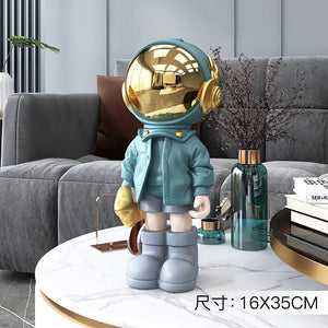 Large Astronaut Ornaments for Home Floor Figurines for Interior Aesthetic Kawaii Room Decor Spaceman Home Living Room Decoration acacuss