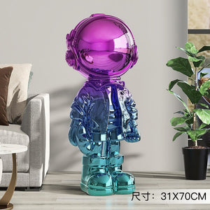 Large Astronaut Ornaments for Home Floor Figurines for Interior Aesthetic Kawaii Room Decor Spaceman Home Living Room Decoration acacuss