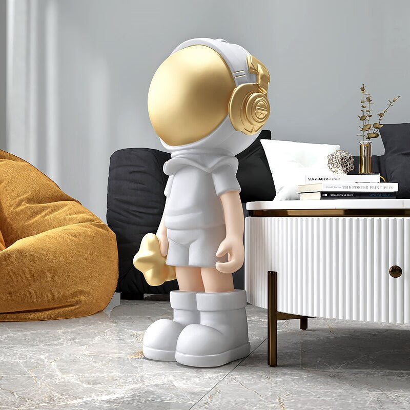 Large Astronaut Ornaments for Home Floor Figurines for Interior Aesthetic Kawaii Room Decor Spaceman Home Living Room Decoration acacuss