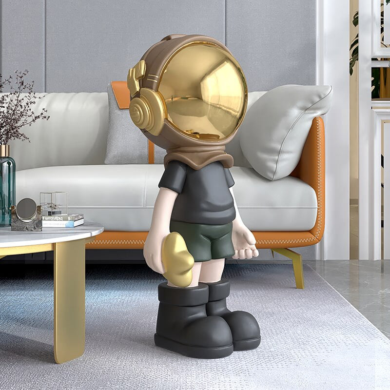 Large Astronaut Ornaments for Home Floor Figurines for Interior Aesthetic Kawaii Room Decor Spaceman Home Living Room Decoration acacuss