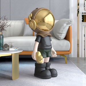 Large Astronaut Ornaments for Home Floor Figurines for Interior Aesthetic Kawaii Room Decor Spaceman Home Living Room Decoration acacuss