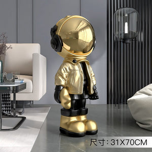 Large Astronaut Ornaments for Home Floor Figurines for Interior Aesthetic Kawaii Room Decor Spaceman Home Living Room Decoration acacuss