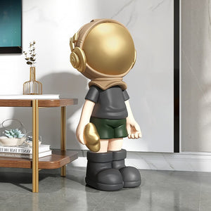 Large Astronaut Ornaments for Home Floor Figurines for Interior Aesthetic Kawaii Room Decor Spaceman Home Living Room Decoration acacuss