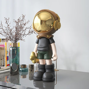 Large Astronaut Ornaments for Home Floor Figurines for Interior Aesthetic Kawaii Room Decor Spaceman Home Living Room Decoration acacuss