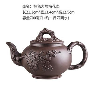 Large Capacity Household Handmade Purple Sand Teapot Chinese Teaware Yixing Zisha Zhu Clay Ball Filter Bubble Teapot Moon Pot acacuss