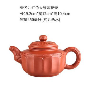 Large Capacity Household Handmade Purple Sand Teapot Chinese Teaware Yixing Zisha Zhu Clay Ball Filter Bubble Teapot Moon Pot acacuss