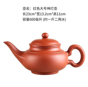 Large Capacity Household Handmade Purple Sand Teapot Chinese Teaware Yixing Zisha Zhu Clay Ball Filter Bubble Teapot Moon Pot acacuss